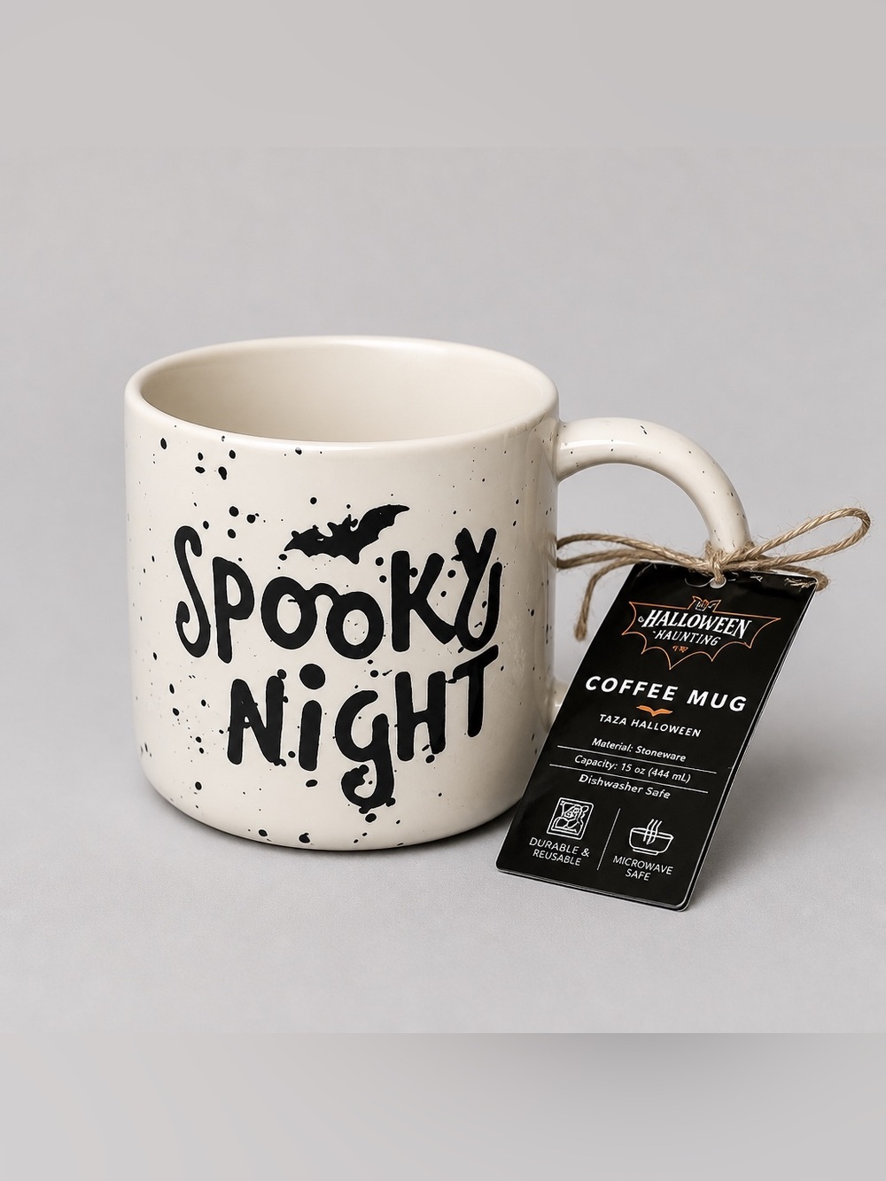 Spooky Night Halloween Stonewear Coffee Mug By Crofton 15 OZ.